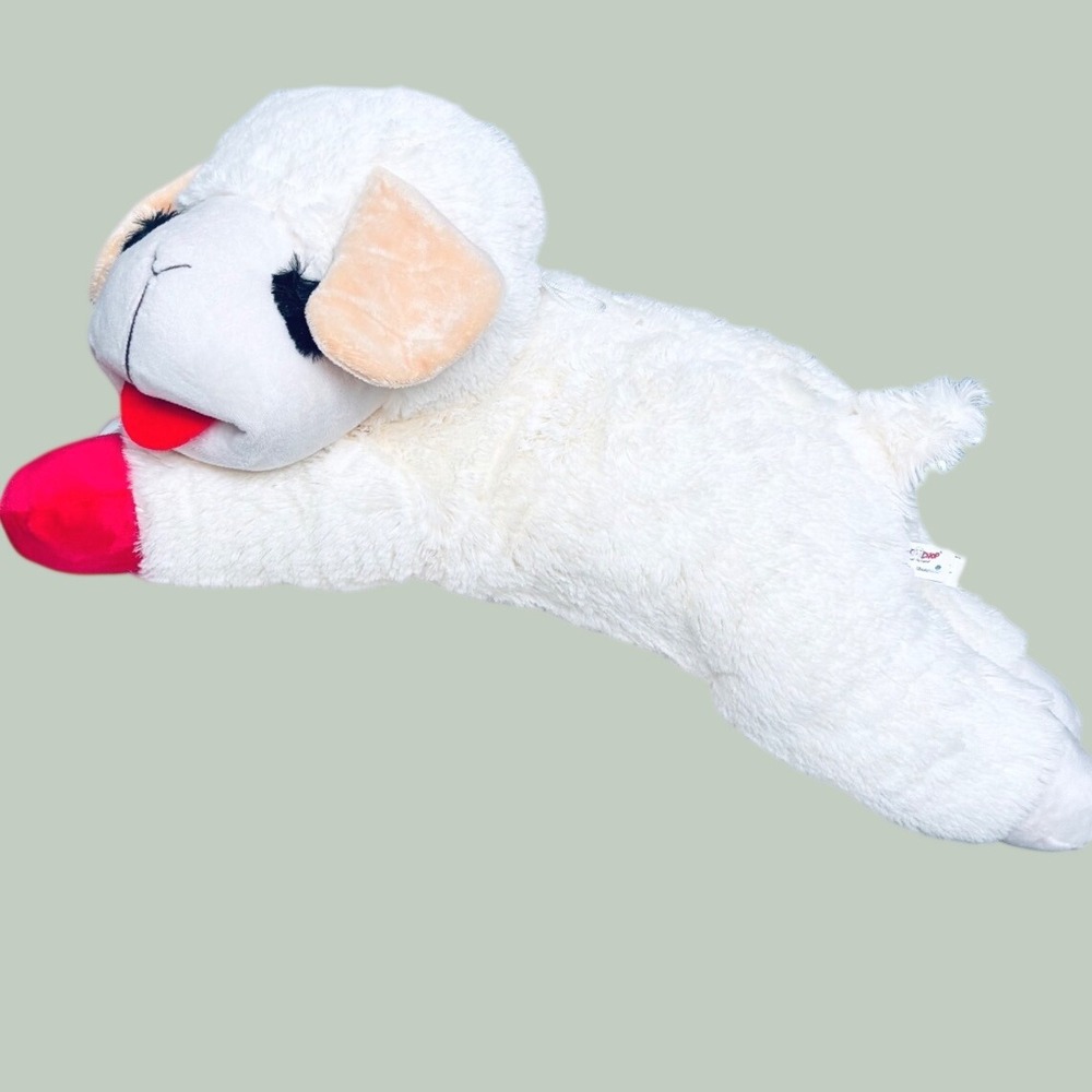 Lamb Chop Plush 22" Large Shari Lewis Classic Media White Stuffed Lamb Toy
